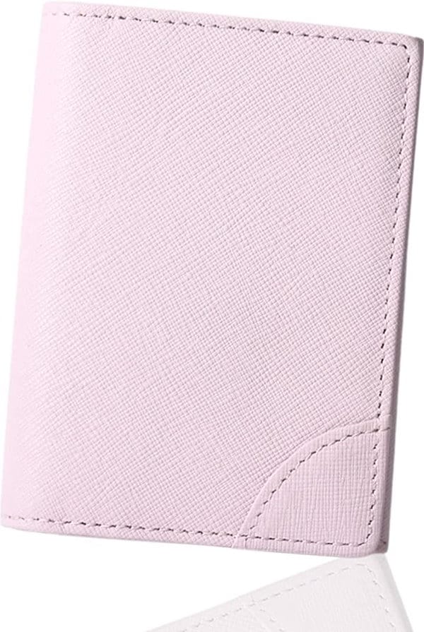 ラベンダー 合成皮革 名刺入れ Qoo10] 名刺入れ レディース 本革 名刺ケース(