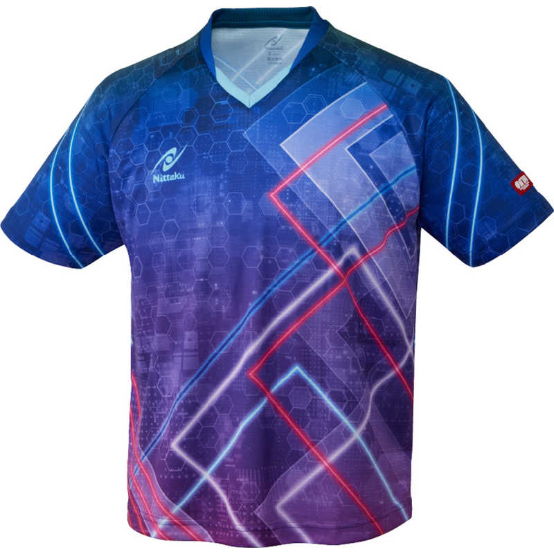 ニッタク　卓球用品 Nittaku ユニセックス ブライトネオンシャツ ネイビー 2XO　NW2212 6,811円
