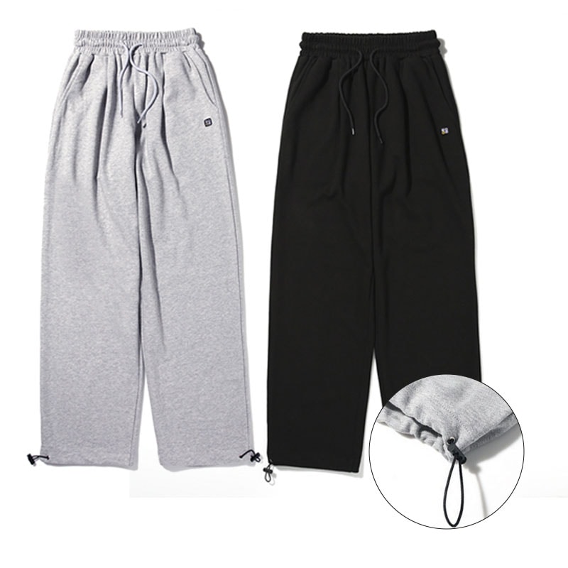 WIDE STRING JOGGER PANTS ワイドフィット無地パンツ