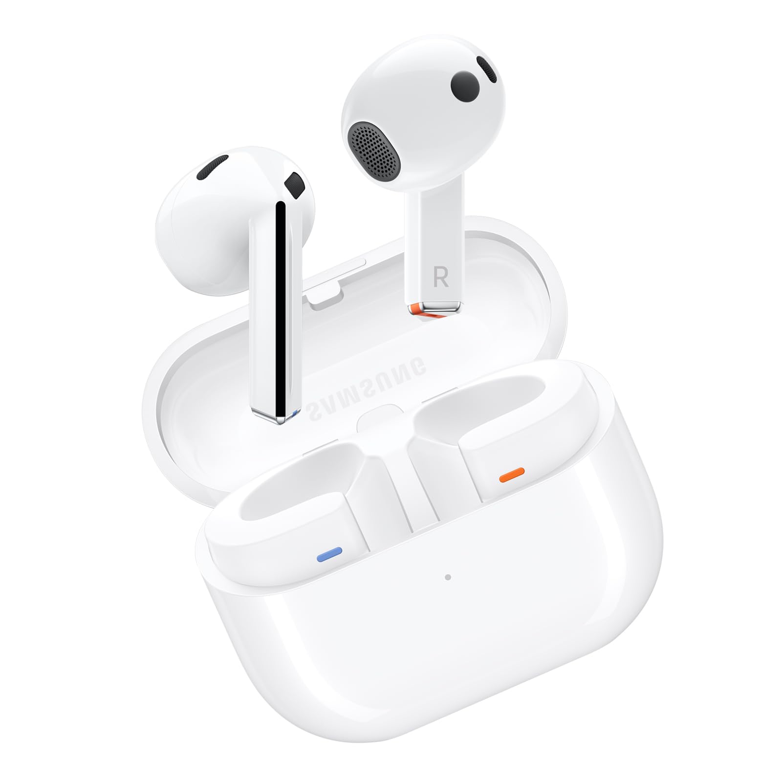 Galaxy Buds3ｌホワイトｌGalaxy AI対応ｌワイヤレスイヤホン 本体 端末ｌSamsung純正 国内正規品ｌ2024年発売ｌノイズキャンセリングｌ立体音響ｌ防水IP57ｌBluetoo