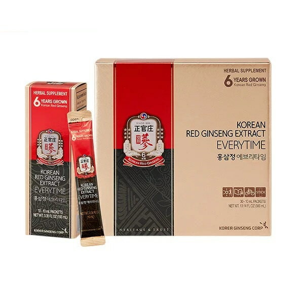 正官庄 紅蔘精エブリタイム 高麗人参エキス 300mL(10mL×10包×3