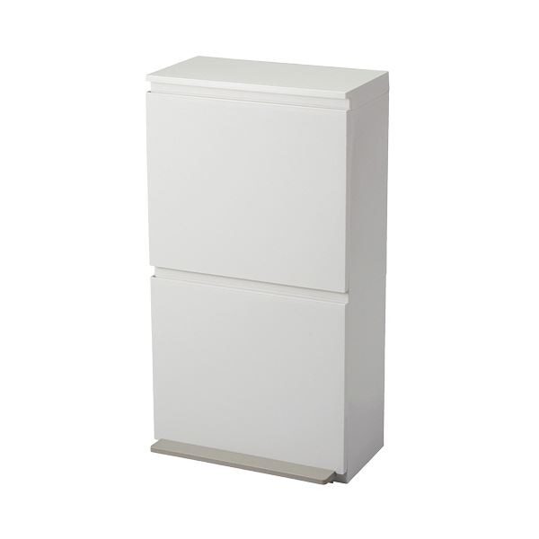 アスベル分別ペダル2段ワイド 40L ホワイト A6604 1台 7,387円