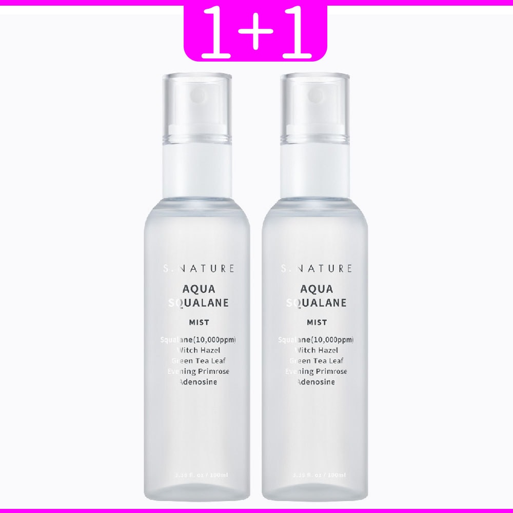 1+1 アクアスクワランミスト 100ml s.nature ミスト