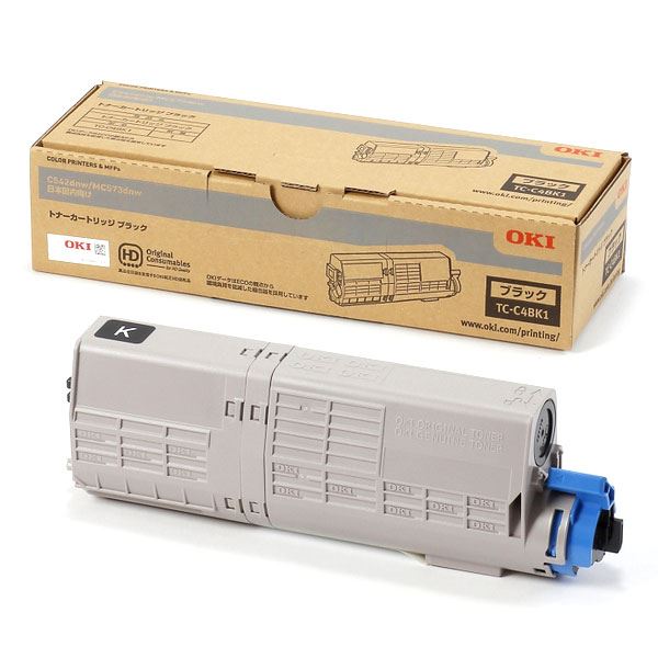 (純正品)OKI 沖電気 トナーカートリッジ(TC-C4BK1 ブラック)