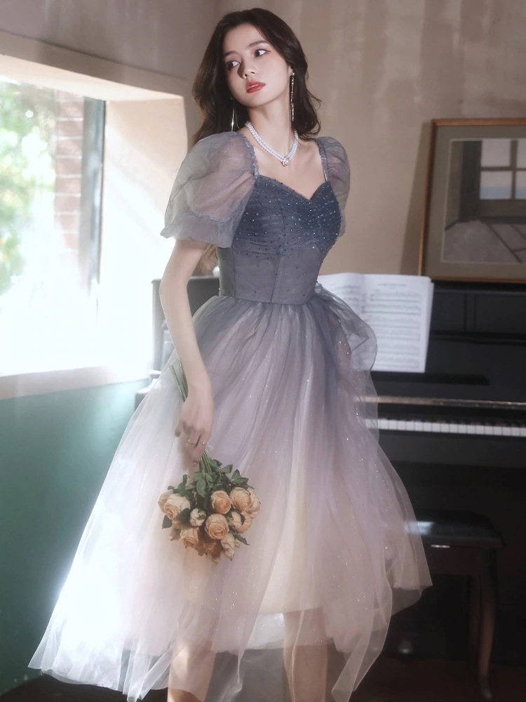 イブニングドレスファッション宴会成人式気質ホストドレス女性用サマードレス