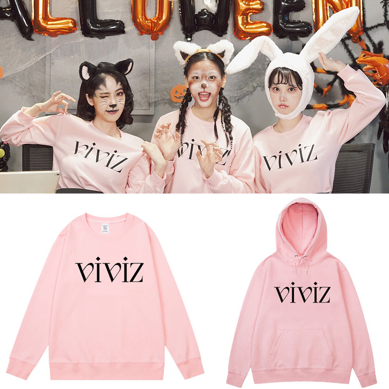 viviz ジンイーユアンファンウンフェイディンエンフェイ ラウンドネック パーカー 春 秋 冬 フリース トレーナー
