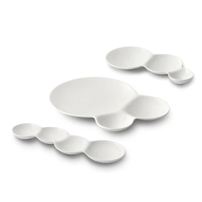 savone 仕切り皿 3点 セット 艶消し 食器セット おしゃれ 日本製 プレート 食器 5,225円