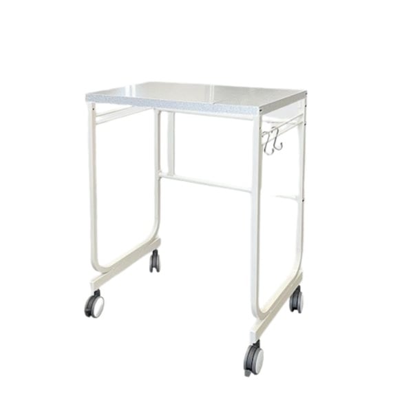 (ガルバリウム鋼板使用)伸縮式 キッチン ワゴン カウンター サイドテーブル グランホワイト