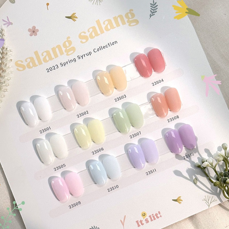 【ITS LIT NAIL】 [salang salang] シロップジェル 12色 set