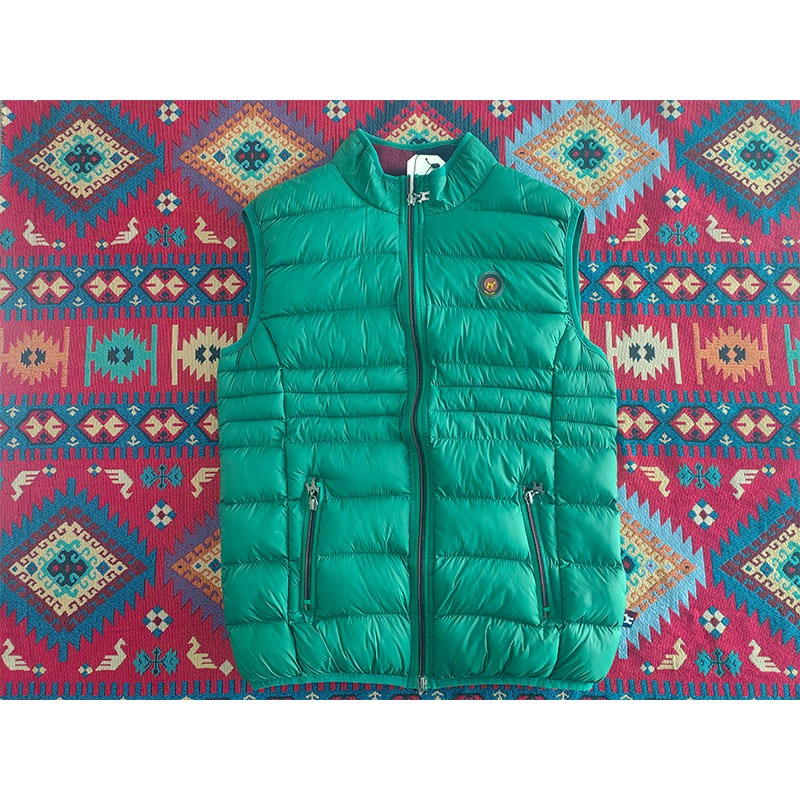 fedex faster delivery lady green padding vest