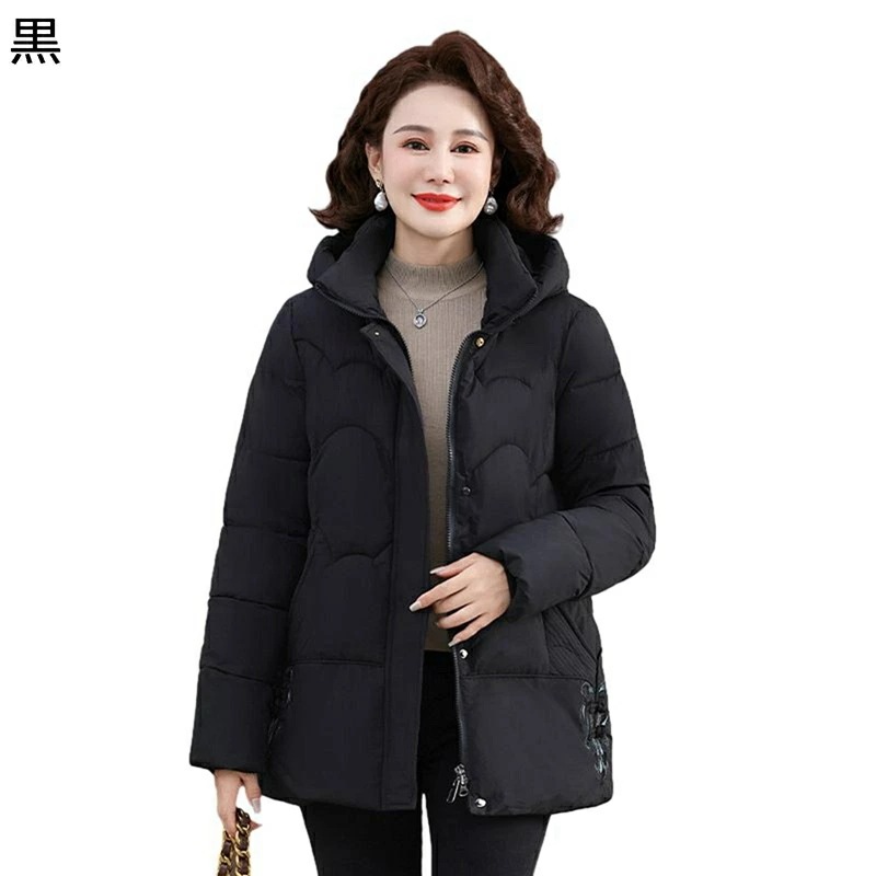 レディース防寒ジャケット レディース 刺繍 花 花柄 中綿 綿入れジャケット 綿服 長袖 婦人服 シニアアウター 50-70代 秋 冬 暖か コート やわらか エレガント ファッション かわいい お洒