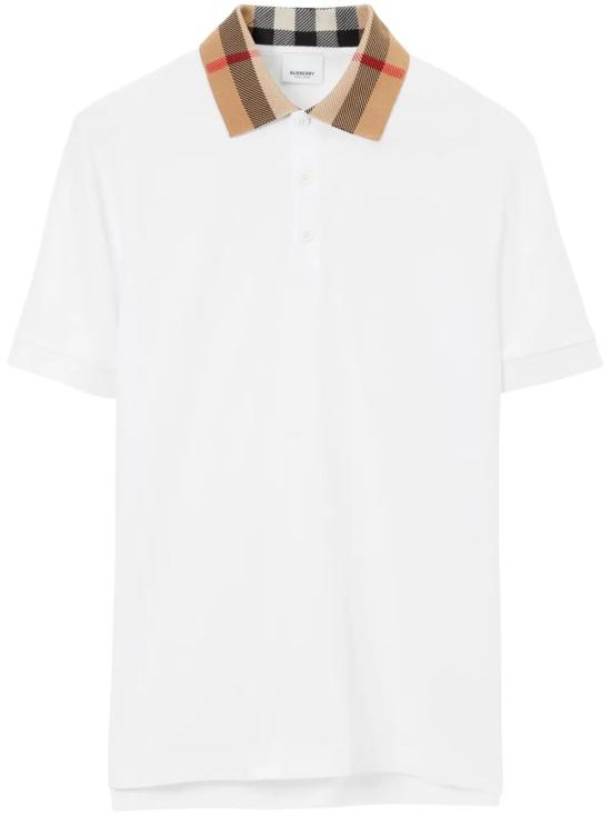 BURBERRY Men Polo Shirts 8071621 A1464 WHITE