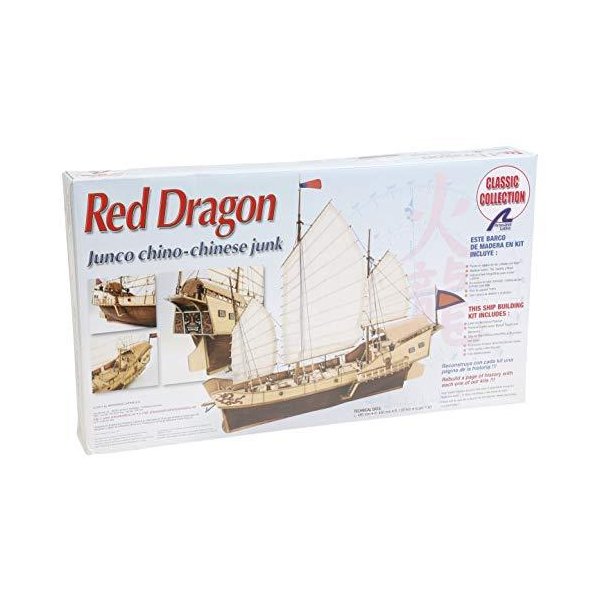 Artesania Latina 18020. Wooden ship model Red Dragon Chinese Junk 1/60 並行輸入品