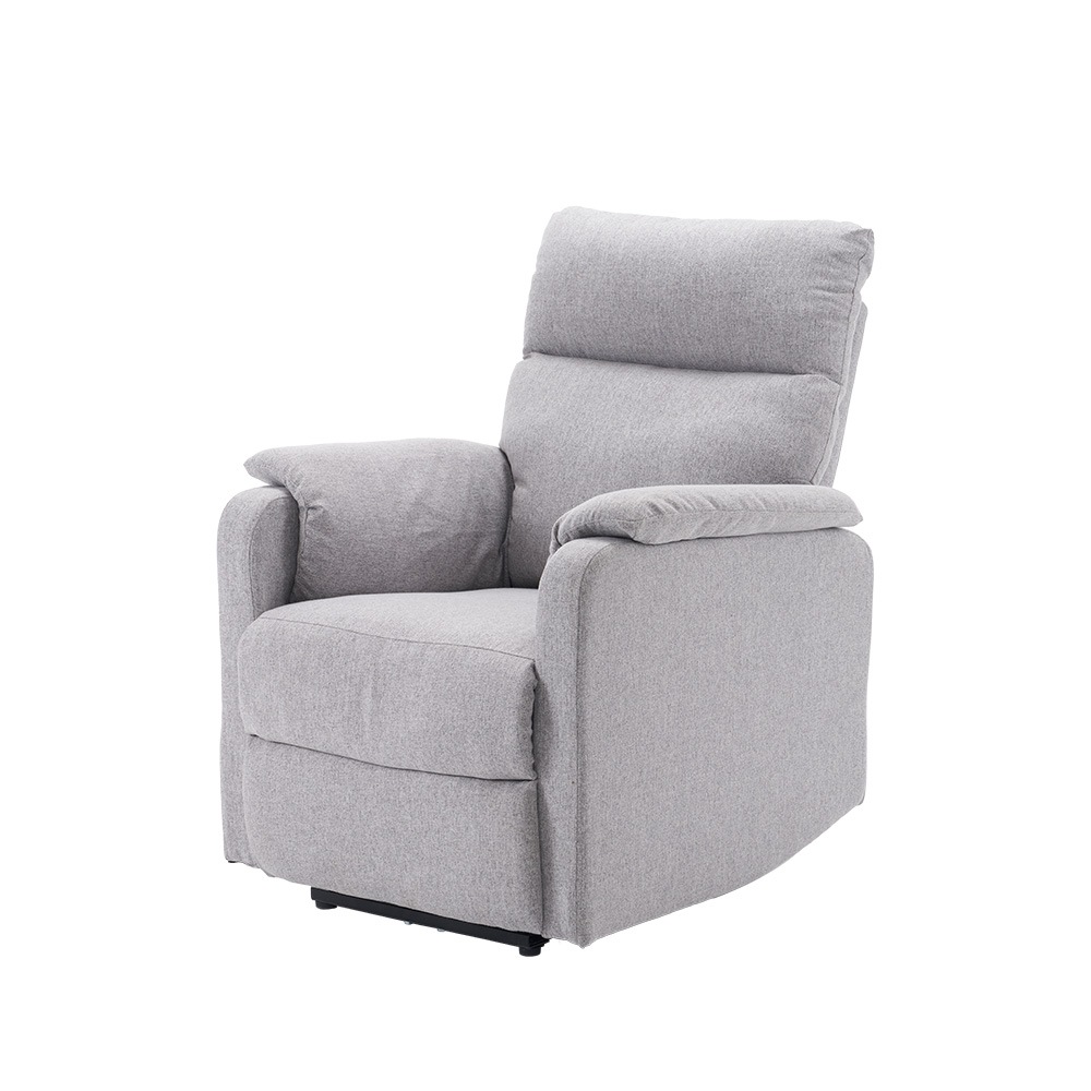 リクライニングソファー 電動リクライニングソファ オットマン一体型 1人掛け USBポート付き 電動ソファ モーションソファー 耐圧分散 電動ソファー スマホ充電可 リクライニングチェア 【グレー】G