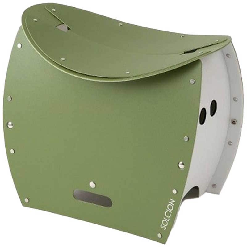 イケックス工業 折りたたみイス PATATTO 350+ (パタット 350+) (約497×40×470mm/オリーブ×ホワイト) PT3501