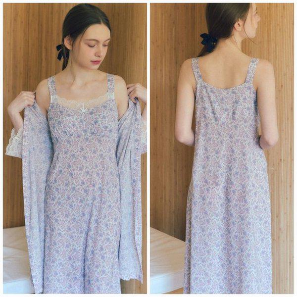 ブラックラベル)高級で洗練された感覚 ポリ30D ペイズリー柄 컵달린 スリップD_J(VGNA207B)