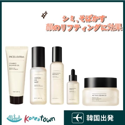 新品・未開封 正規品 incellderm インセルダム 基礎5点セット