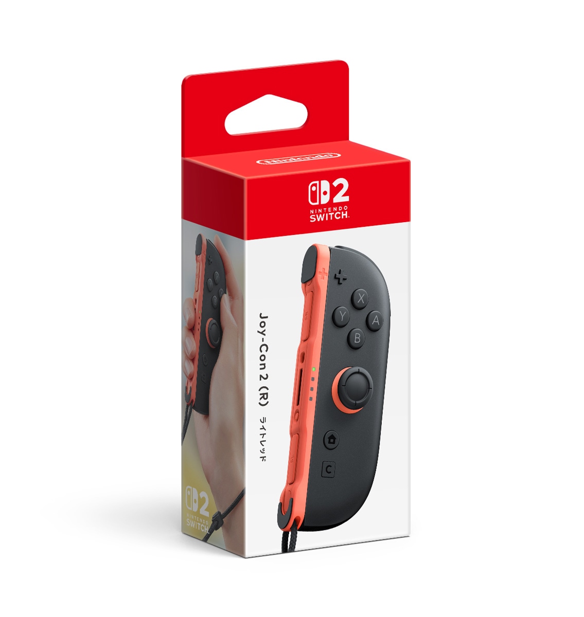 任天堂 【Switch2】Joy-Con 2 (R) ライトレッド BEE-A-JRKCA NSW2 ジョイコン2 Rライトレッド