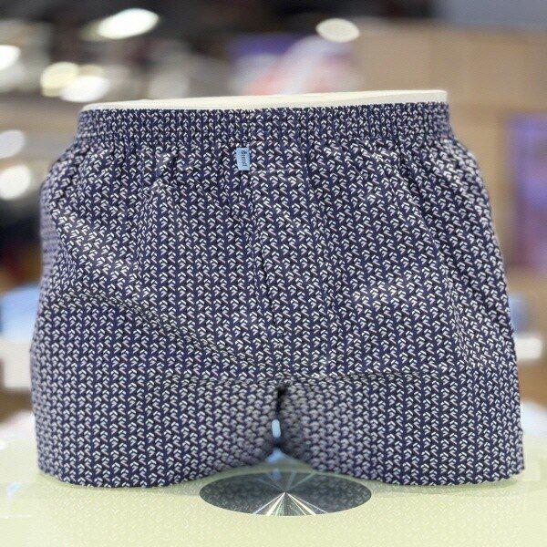 TP8992_幾何学模様 純綿 四角 メンズトランクス