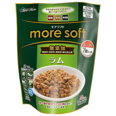 【12個セット】ペティオ Add.Mate more soft モアソフト ラムシニア 400g
