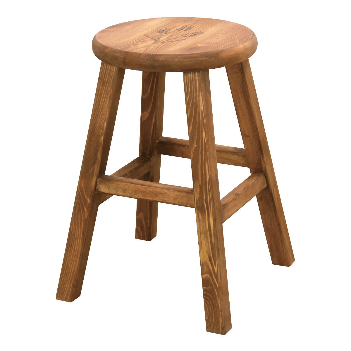 スツール 高さ46cm 丸椅子 カントリー調 椅子 チェア 7,123円