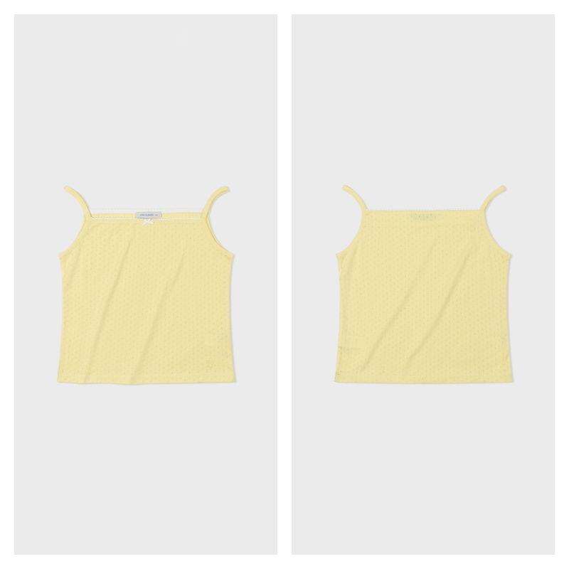 【LOW CLASSIC】 RIBBON POINTED SLEEVELESS : SUNFLOWER 7,171円