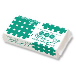 （まとめ） 服部 バガスターキッチンペーパーeタイプ 1パック（100枚） (×40セット)