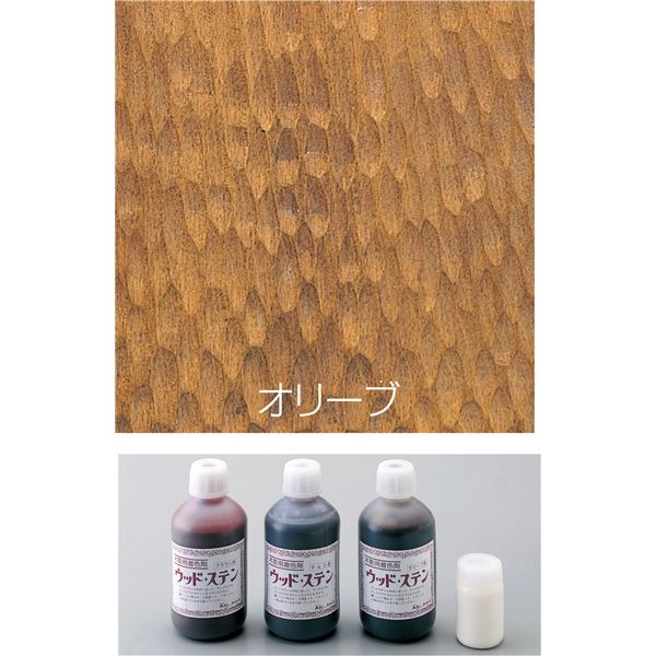 (まとめ)アーテック ウッドステン 水性 500cc オリーブ (×5セット)