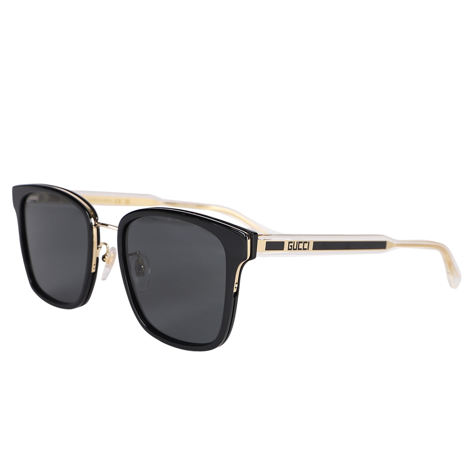 サングラス メンズ レディース アジアンフィット UVカット 紫外線対策 ブラック 黒 GG0563SKN-001 母の日