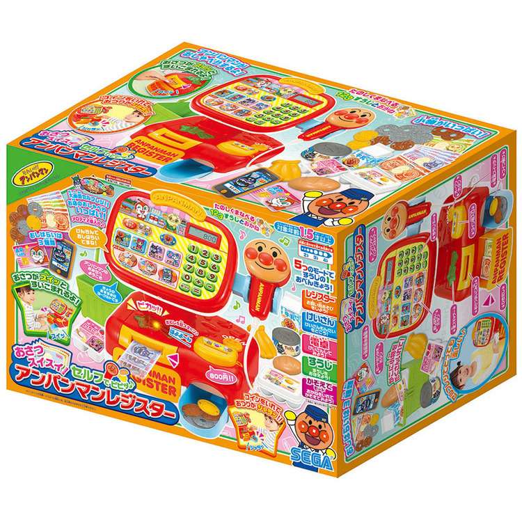玩具 おもちゃ ままごと おさつスイスイ！セルフでピピッアンパンマンレジスター