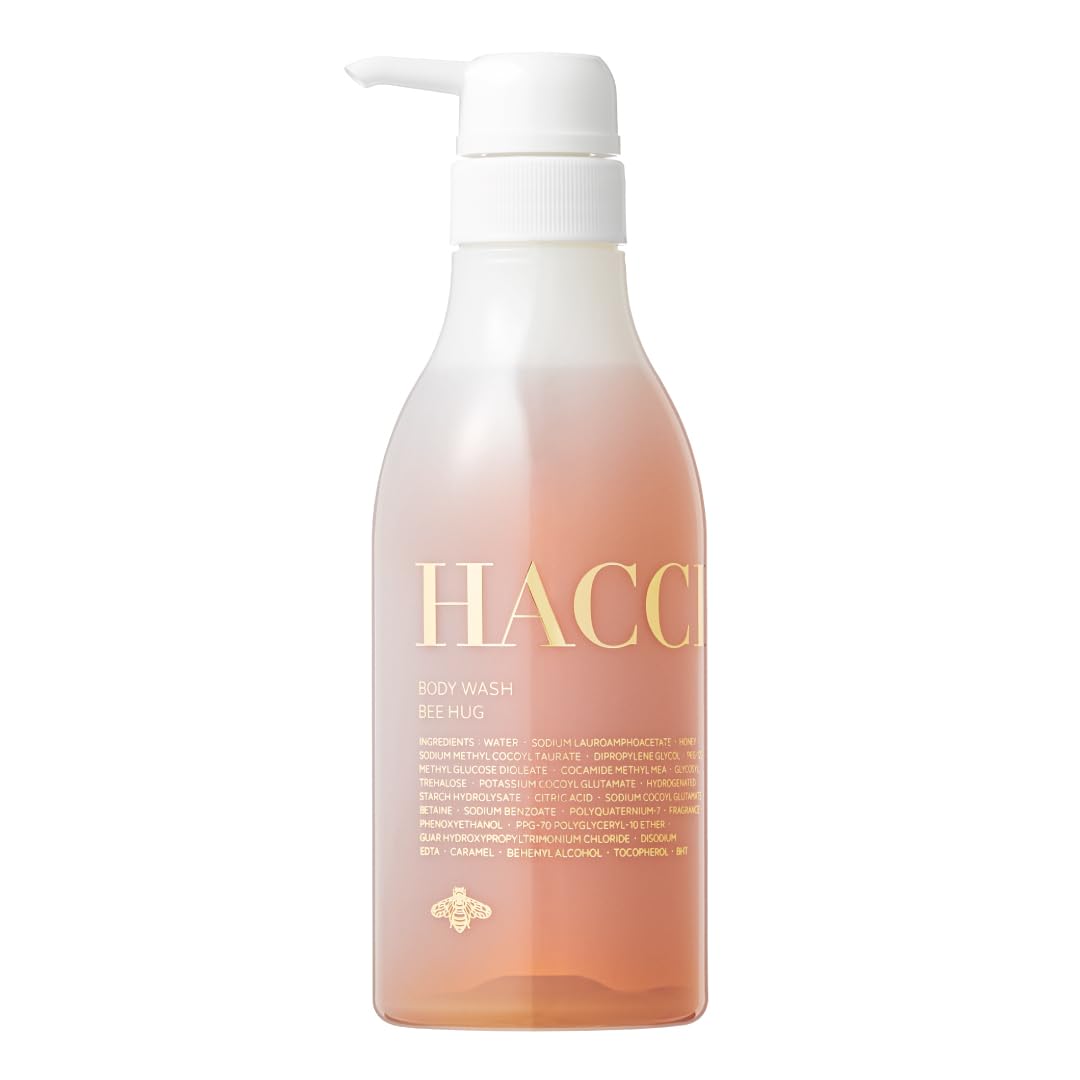 HACCI(ハッチ) ボディウォッシュ BEE HUG 385mL (ベストコスメ 保湿 乾燥肌 はちみつ8％配合)