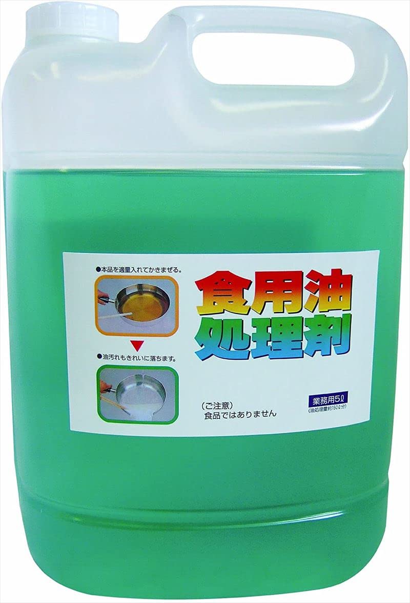 【業務用 大容量】UYEKI(ウエキ) 油コックさん 油処理剤 油汚れの洗浄に カンタン混ぜるだけ 5L 油処理量 約150L分
