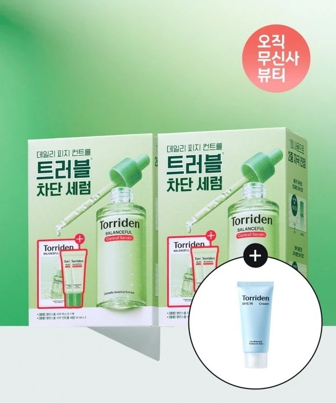 [SET]バランスフルシカコントロールセラム50ml企画セット×2個（シカコントロールセラム10ml×4個シカマスク2枚）