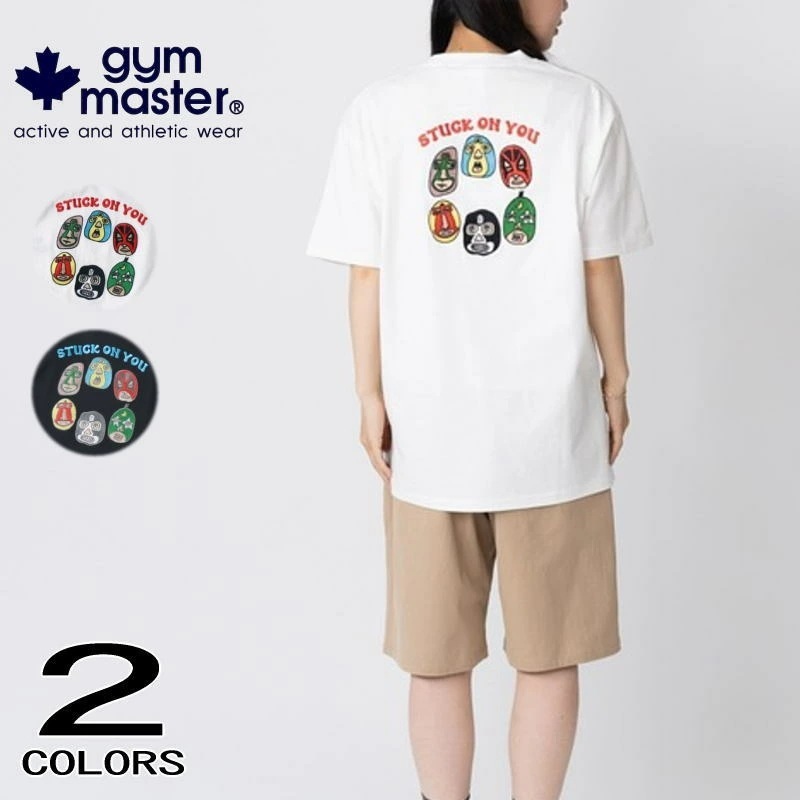 7.4oz スタックユー刺繍ティー G321707 01/ホワイト 05/ブラック