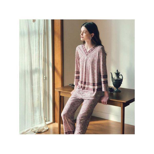 ワコール ノーマル 化繊 スパン ボーダー 花柄 イージーウェア パンツWPA372WP T_P412706434