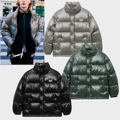 ダウンジャケット・コート Marithe + Francois Girbaud GLOSSY DUCK DOWN PUFFER gray JACKET - MARITHE FRANCOIS GIRBAUD