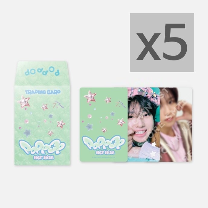 NCT WISH poppop - RANDOM TRADING CARD SET 5個