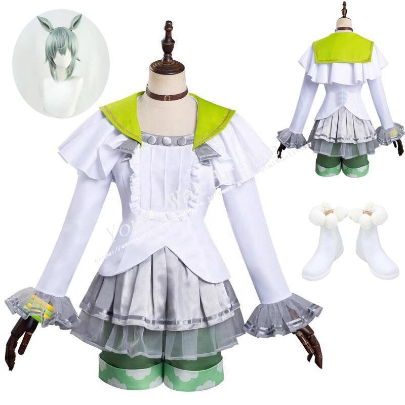 ウマ娘プリティーダービー セイウンスカイ 勝負服 コスプレ衣装 ウィッグ 靴 イベント パーティー コスチューム 変装