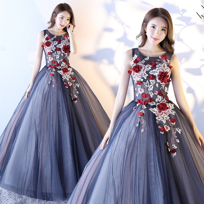 カラードレス 演奏会 安い ロングドレス コンサート パーティードレス 発表会 ウェディングカラード