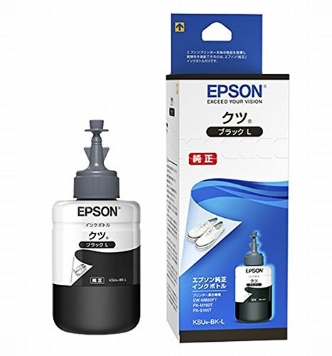 （まとめ買い）純正 インクボトル ブラック L クツ KSU-BK-L [x3]