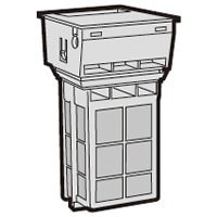 シャープ[SHARP]　オプション・消耗品　【2103370422】　洗濯機用　乾燥フィルター(210 337 0422)