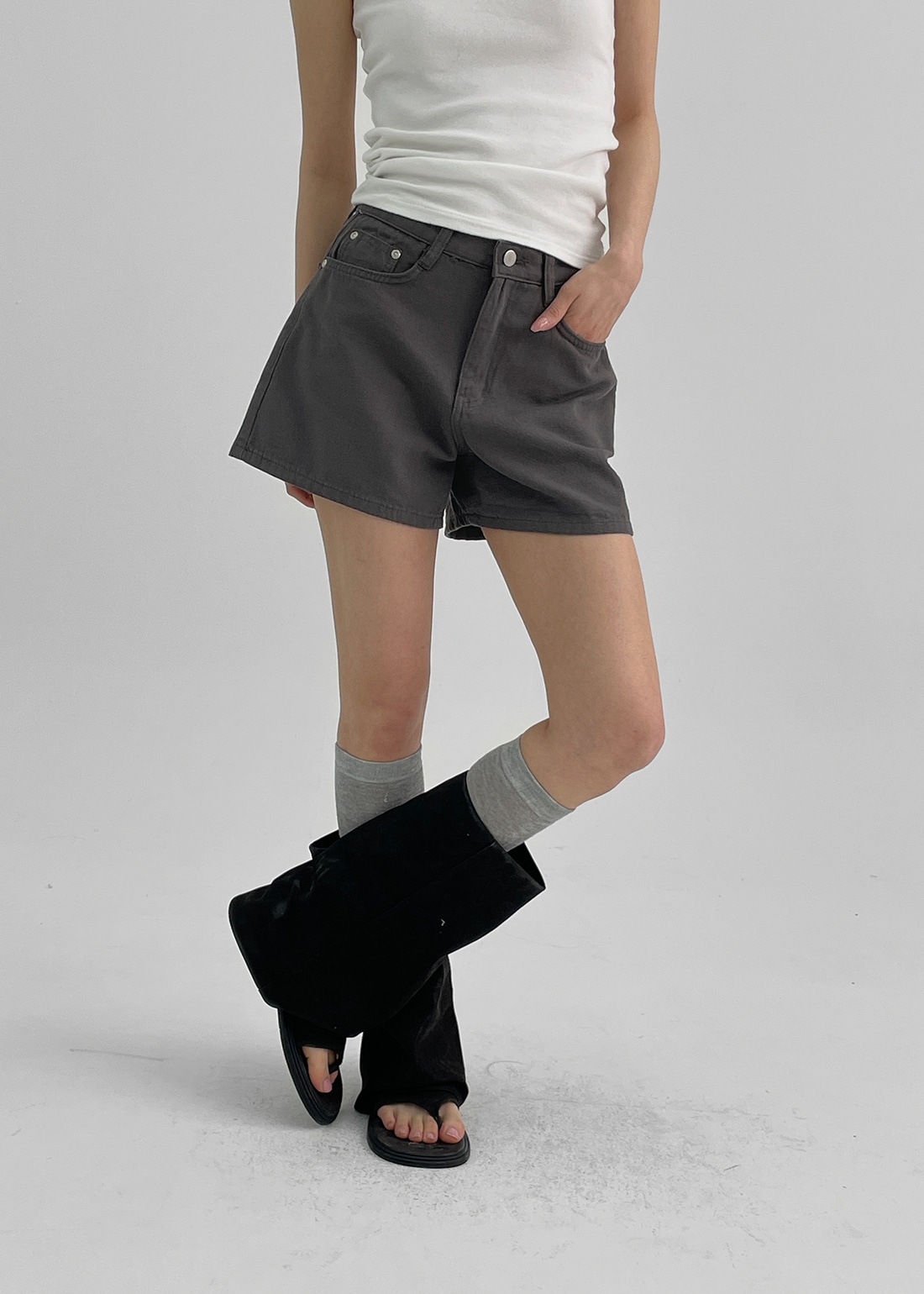 シアリングコットンショートパンツ