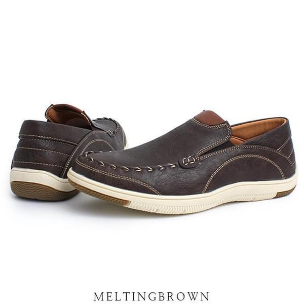 メンズスニーカー メンズ スリッポン シューズ w2S