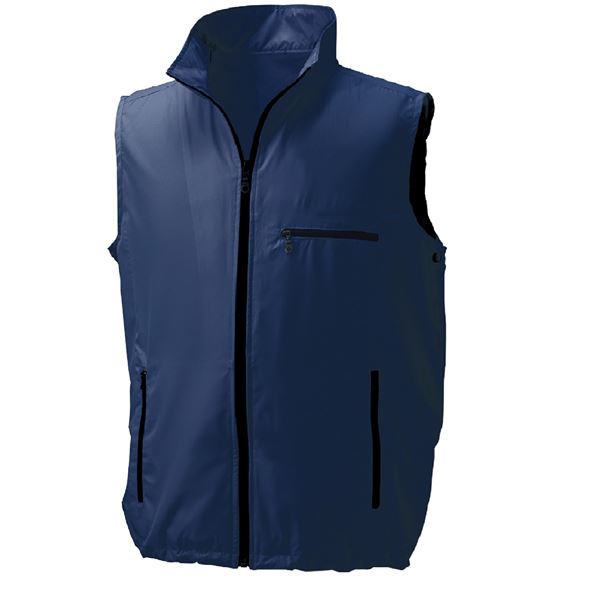 KU91830 空調服 ポリエステル製 ベスト 服のみ ネイビー 3L