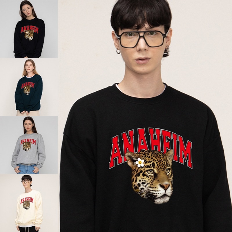 [UNISEX]ANAHEIM Real Leopard sweatshirt_4color