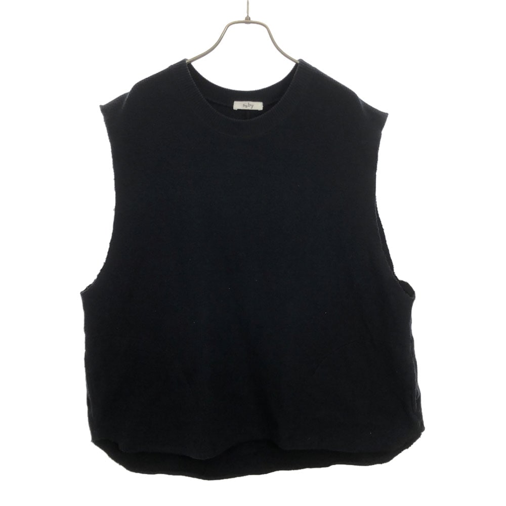 サバイ 日本製 半袖 ベスト 2(M) ブラック saby メンズ