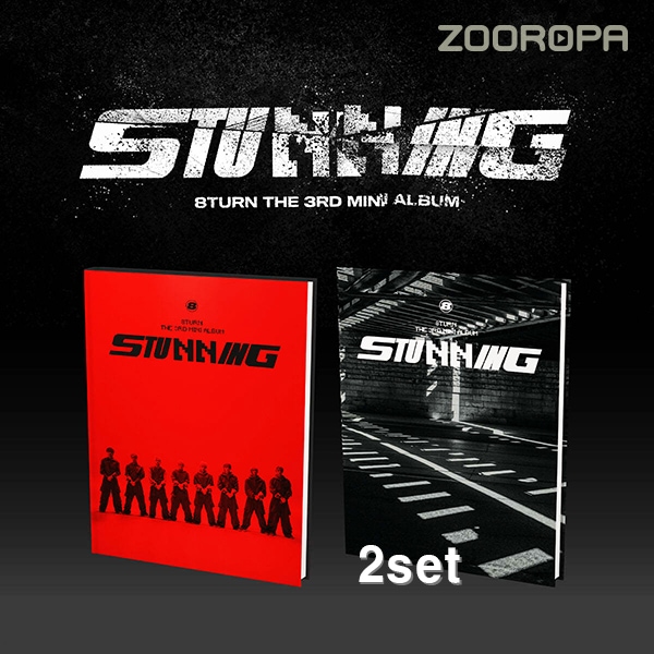 [2종세트] 8TURN 에잇턴 STUNNING 미니앨범 3집
