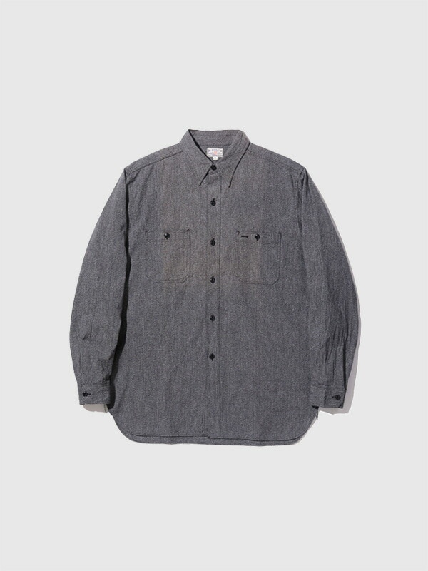 BUZZ RICKSON S バズリクソンズ シャンブレー シャツ 長袖 ワーク ファティーグシャツ BR26082