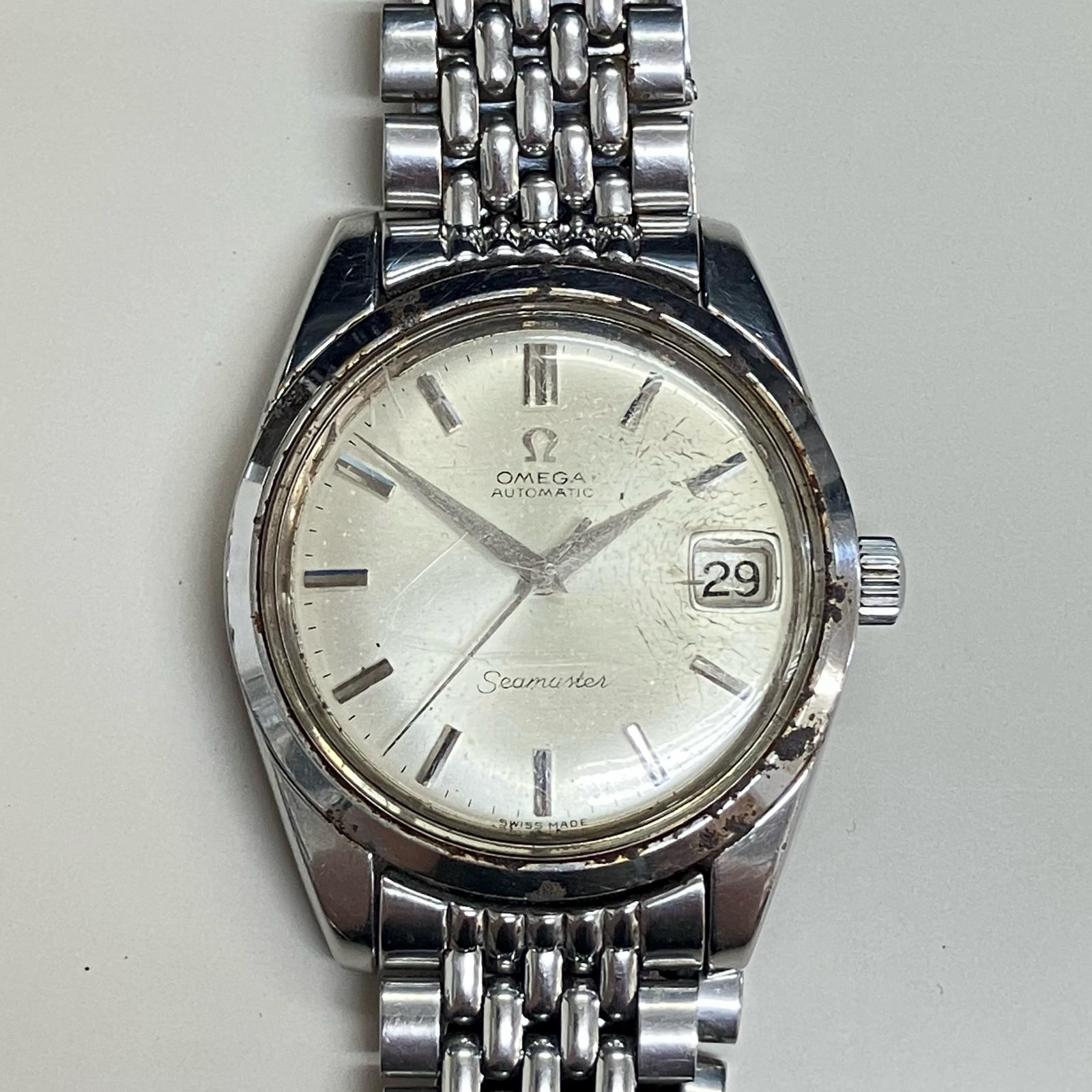 シーマスター 腕時計 シルバー OMEGA刻印【中古】 メンズ