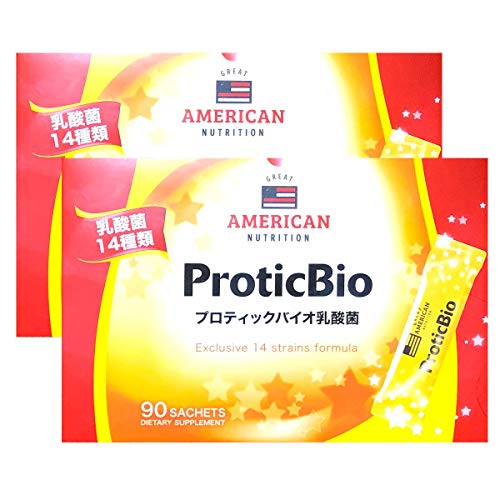 GREAT AMERICAN NUTRITION プロティックバイオ乳酸菌 3gx90包ｘ2